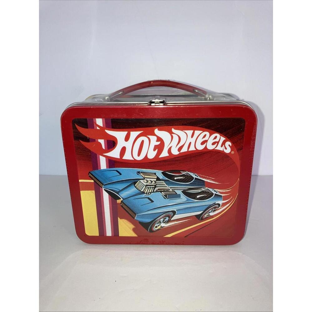 Vintage 1997 Hallmark Hot Wheels School Days Mini Lunch Box NEW Sealed W/TAGS